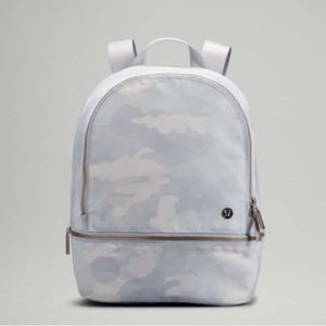 Lululemon white camo backback BRANDNEW used once